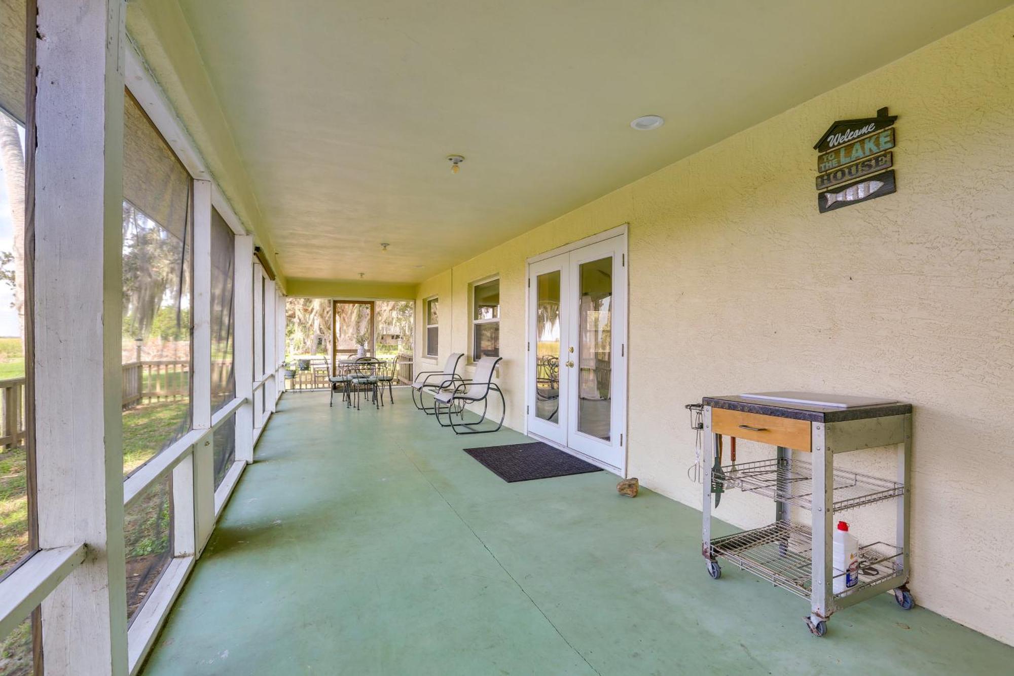 Lush Lorida Home On Lake Istokpoga Sebring Exterior foto